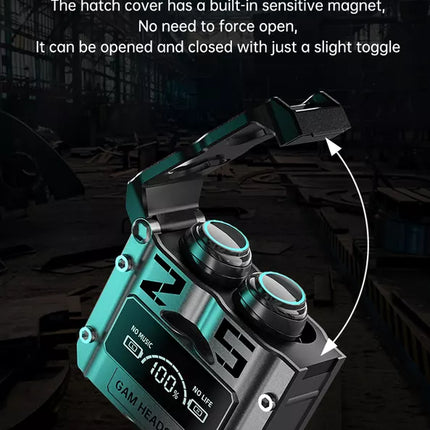 GM M25 TWS Wireless Headphones Earphones Bluetooth Touch Control Noise Reduction Stereo Waterproof Earbuds Headsets hearing aid