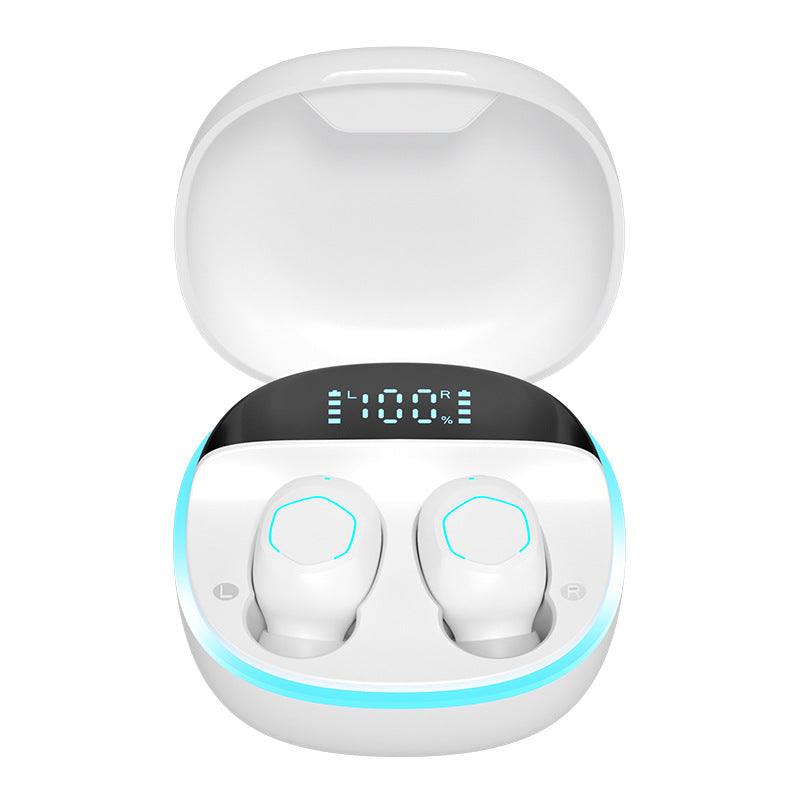 M13 Bluetooth headphonds Dual ear digital display with charging bin E-sports headset TWS Cool games earbuds Bluetooth earphones