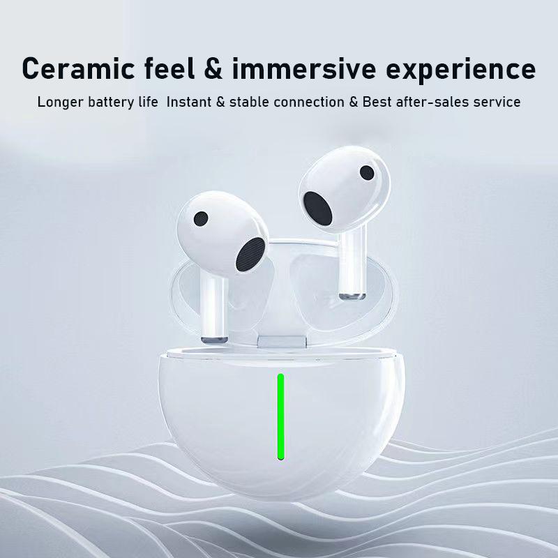 S2 Mini cute Bluetooth Earbuds with HD Mic, Wireless Earphones in Ear with USB C Charging Case, touch control electronic devices