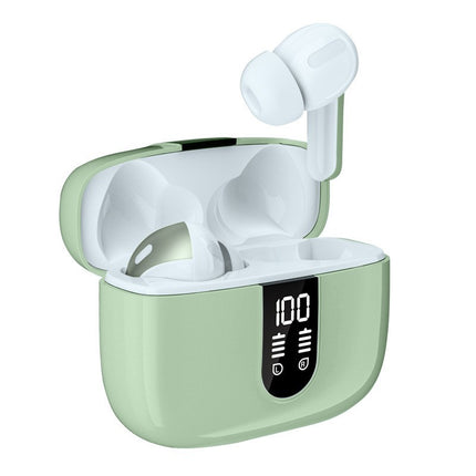 GM X08 Bluetooth Headphones True Wireless Earbuds 60H Playback LED Power Display Earphones with Wireless Charging Case IPX5 Waterproof in-Ear Earbuds with Mic for TV Smart Phone Computer Laptop Sports
