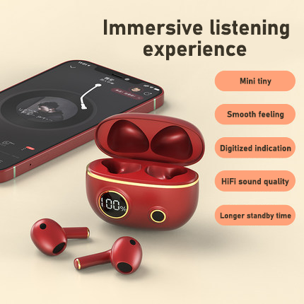 GM R2 True Wireless stereo earbuds Built-in Microphone In Ear Hifi stereo sound quality earphones Touch control sports headphones cool headsets